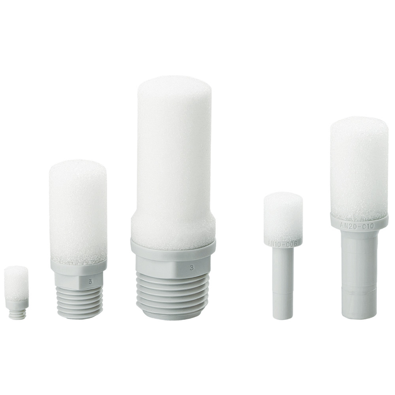 SMC AN05_40-muffler/small resin type/external thread type-AN15-N02